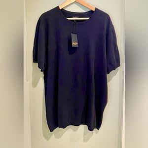 Good Man Brand Cotton & Linen Blend Crewneck Sweater in Navy- Size‎ XXL NWT